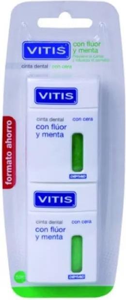 Immagine prodotto Vitis Nastro dentale con fluoro e menta 2x50m (50 m)
