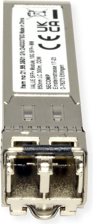 Actual product image Value SFP+ module (MiniGBIC) SR/LC, 10GbE
