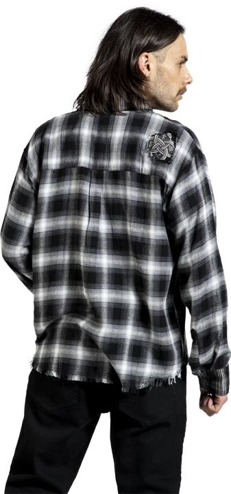 Immagine prodotto Black Premium Pagan Roots Oversized Karo-Hemd (S)