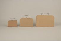 Actual product image Rayher Paper mache suitcase, FSC Recycled 100%