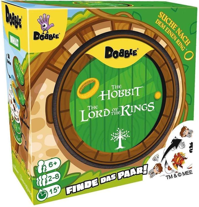 Produktbild Zygomatic Dobble Der Herr der Ringe (Deutsch, 2 - 8 Spieler)