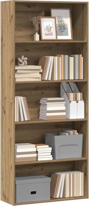 Immagine prodotto vidaXL Bücherregal Bücherschrank Standregal Raumteiler Wandregal Artisan-Eiche (80 x 30 x 189 cm)