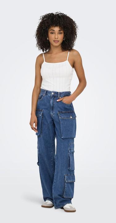 Produktbild Only ONLJamey Loose Baggy Cropped Mid Rise Jeans (W30/L30)