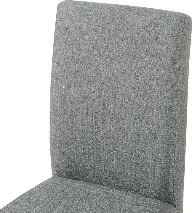 Produktbild En.Casa Esszimmerstuhl Hamburg 2er Set Textil Hellgrau