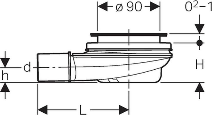 Image du produit Geberit Duschablaufgarnitur (Ensemble de drainage)