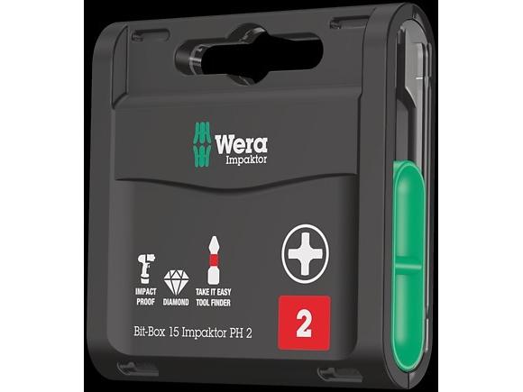 Productafbeelding Wera BitBox 15 Impactor PH PH (Zeshoekig)