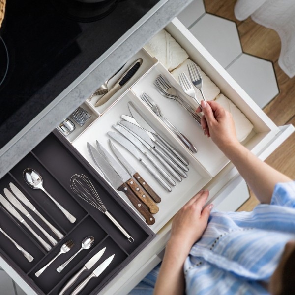 Image du produit Relaxdays Besteckkasten