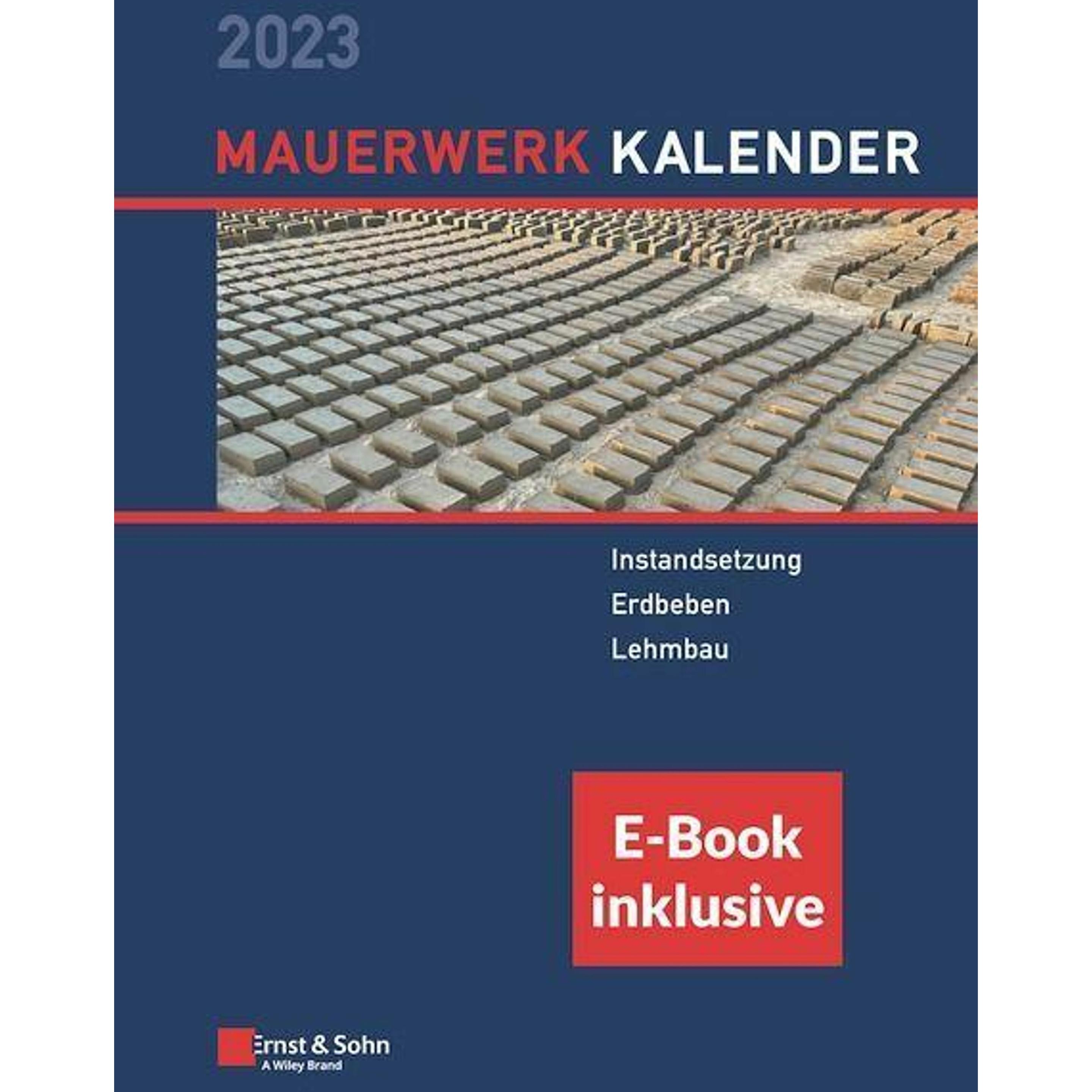 Thumbnail - Wiley VCH, Kalender, Mauerwerk-Kalender 2023 (Harter Einband, Deutsch)