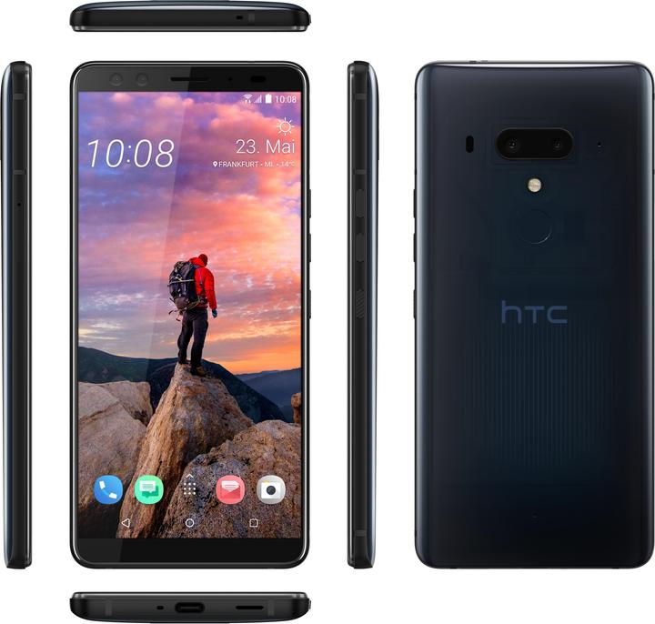 Actual product image HTC U12+ (64 GB, Translucent blue, 6", Hybrid Dual SIM, 4G)