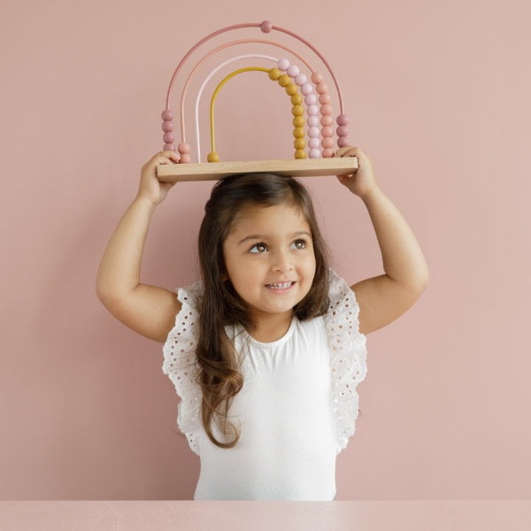 Immagine prodotto Little Dutch Regolo calcolatore Abacus rosa arcobaleno