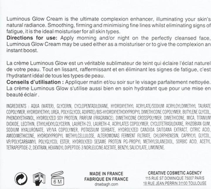 Actual product image Dr Sebagh Dr. Sebagh Luminous Glow Face Care 50ml (50 ml, Face toner)