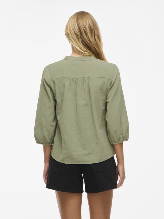 Actual product image Vila VIPETRA Split Neck Oberteil mit 3/4-Ärmeln (36)