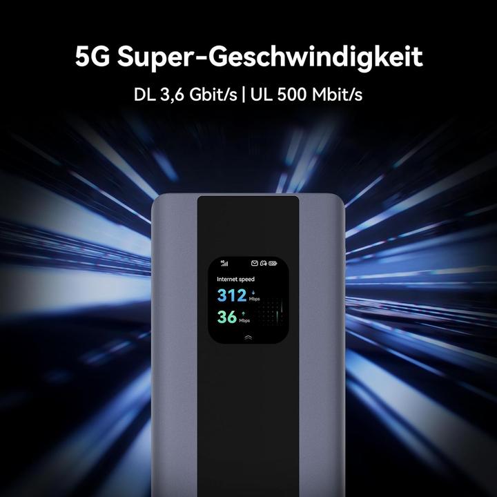 Actual product image Huawei 5G Mobile WiFi Pro with 7000mAh Power Bank and Parental Controls