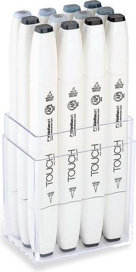 Produktbild Shinhan Filzstift Pinselstift Set 12er Blue Grey (12x)