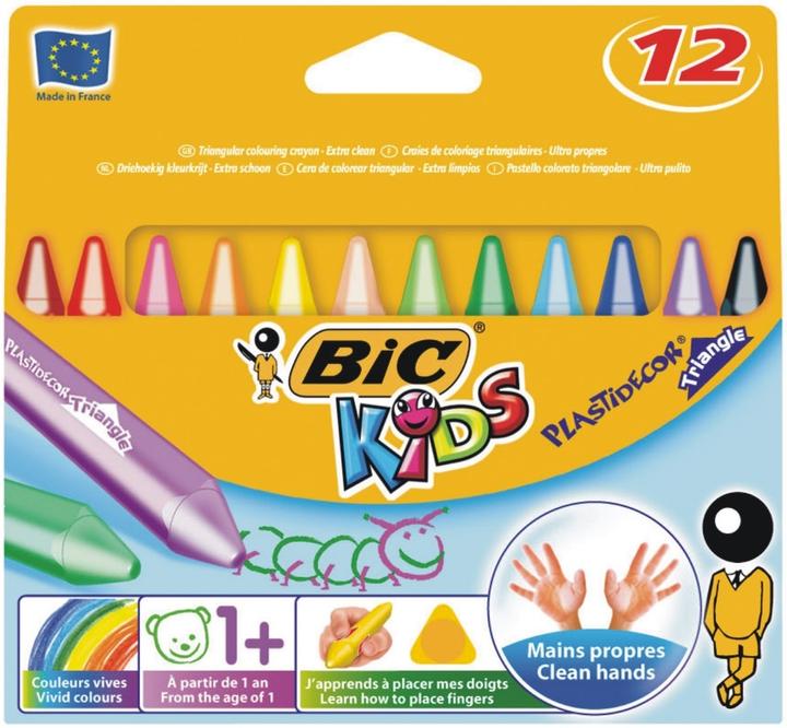 Produktbild Bic Plastidecor Dreieck Farbe Kreide (Mehrfarbig, 1 x)