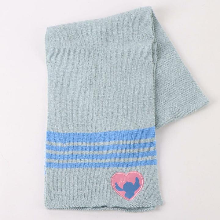 Immagine prodotto Stitch Mütze, Schal Und Handschuhe Hellblau 3 Stücke
