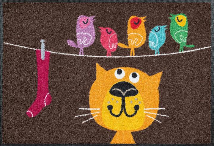 Wash + Dry Birds on wire (75 x 50 cm)
