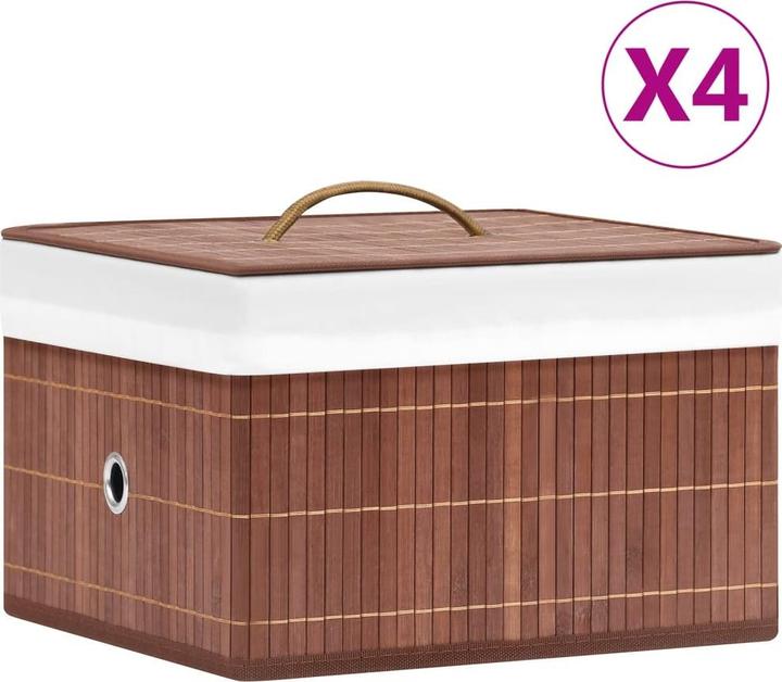 Actual product image vidaXL Aufbewahrungsbox (31 cm, 4x)