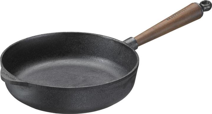 Skeppshult Gusseisen Servierpfanne Walnussgriff (24 cm, Bratpfanne, Gusseisen)