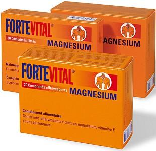 Immagine prodotto Fortevital Magnesio con min E compresse effervescenti (20 Pezzo/i, Compressa effervescente, 124 g)