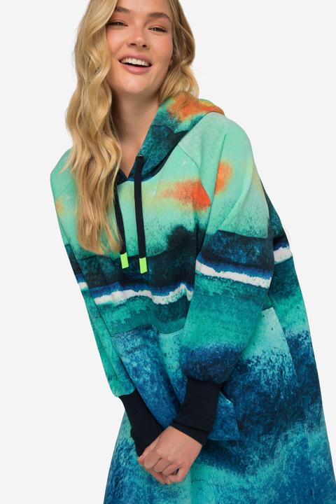 Produktbild Laurasøn Kapuzen Sweatkleid bedruckt (XL)