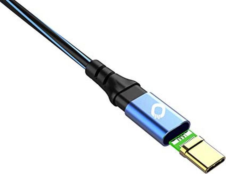 Actual product image Oehlbach USB 3.2 Gen 1 (USB 3.0) connection cable (1x C™ plug 1x plug) 3.00 m gold-plated plug contacts (3 m, USB 4.0, 10 W)