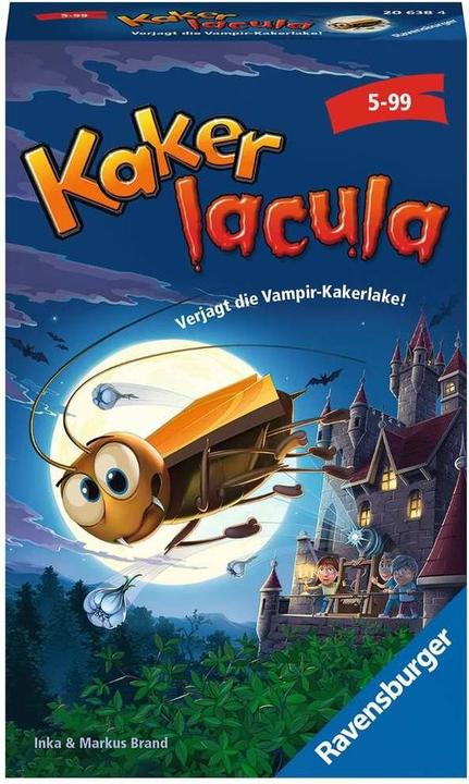 Actual product image Ravensburger RAV20638 - Kakerlacula Mitbringspiel, board game (NL,DE,IT,FR), for 2-4 players, ages 5+. (Italian, 2 - 4 Players)