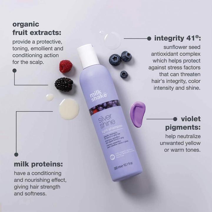 Produktbild Milk_Shake Silver Shine (Flüssiges Shampoo, 300 ml)
