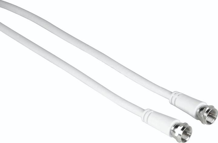 Actual product image Hama SAT connection cable, F plug - F plug (75 dB, Antenna cable)