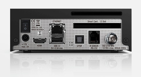 Actual product image Vu+ Zero 4K (2 GB, DVB-S2X, CI Shaft)