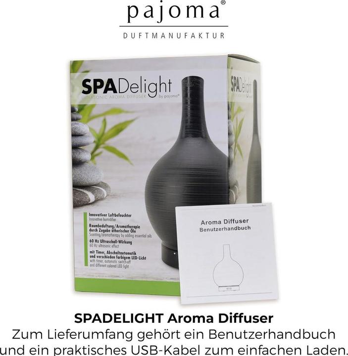 Produktbild Pajoma Aroma Diffuser SPADelight Schwarz