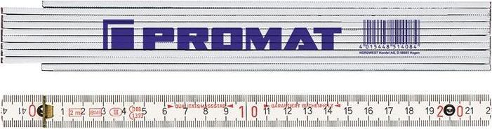 Actual product image Promat Folding ruler (2 m)