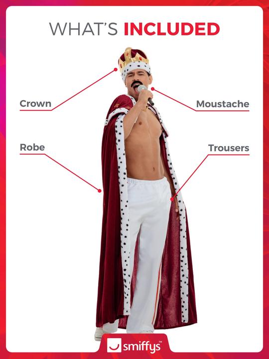 Produktbild Smiffys Queen: Freddie Mercury - Royal Deluxe (M)