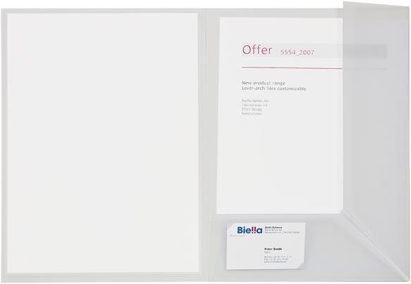 Produktbild Biella Präsentationsmappe Pearl #5 (A4, 1x)