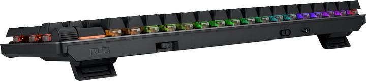 Actual product image ASUS Keyboard ROG Strix Scope II 96 RX Wireless BLK (DE, Wireless, Cable)