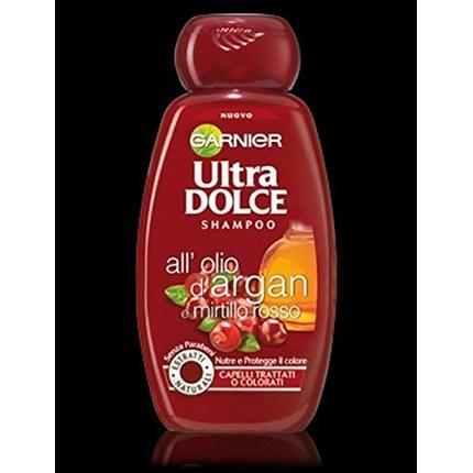 Actual product image Garnier Ultra Sweet Argan Oil and Blueberry Red Colour Protection Shampoo 250ml (250 ml)