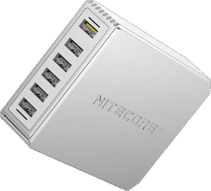 Produktbild Nitecore UA66Q: 6 Port USB Desktop Adapter (6 Ports)