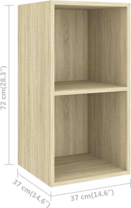 Produktbild vidaXL TV-Schrank (37 x 37 x 72 cm)