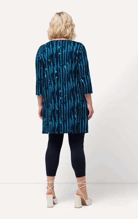 Immagine prodotto Ulla Popken Maglia lunga con scollo a girocollo, maniche a 3/4 e fantasia batik (50, 52)