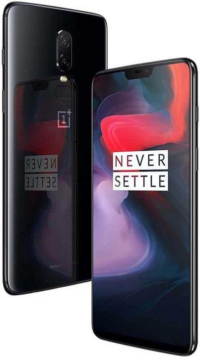 OnePlus 6 (128 GB, Mirror Black, 6.28", Dual SIM, 16 Mpx, 4G)