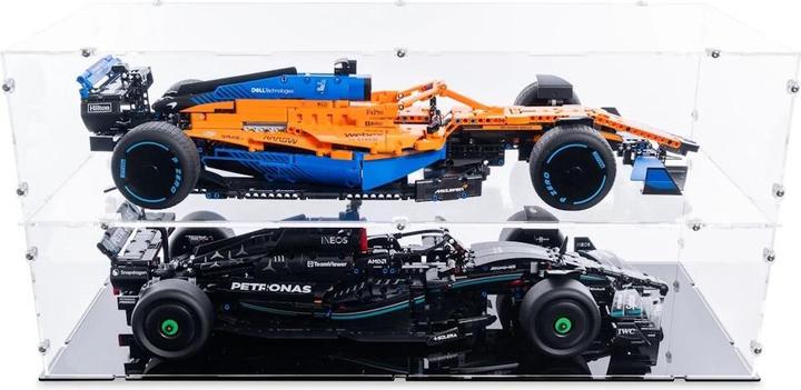 Produktbild iDisplayit Acryl-Display für LEGO® 42141 McLaren Formel 1 Rennwagen (Mit klarem Boden, Stapelbar)