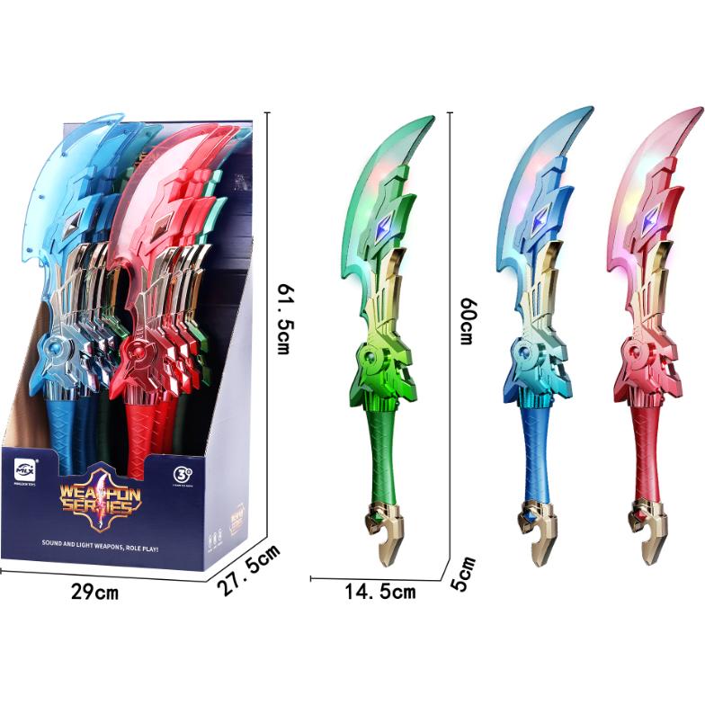 Thumbnail - Sea&Sun Machete w. Light & Sound 8pcs display (6614A)