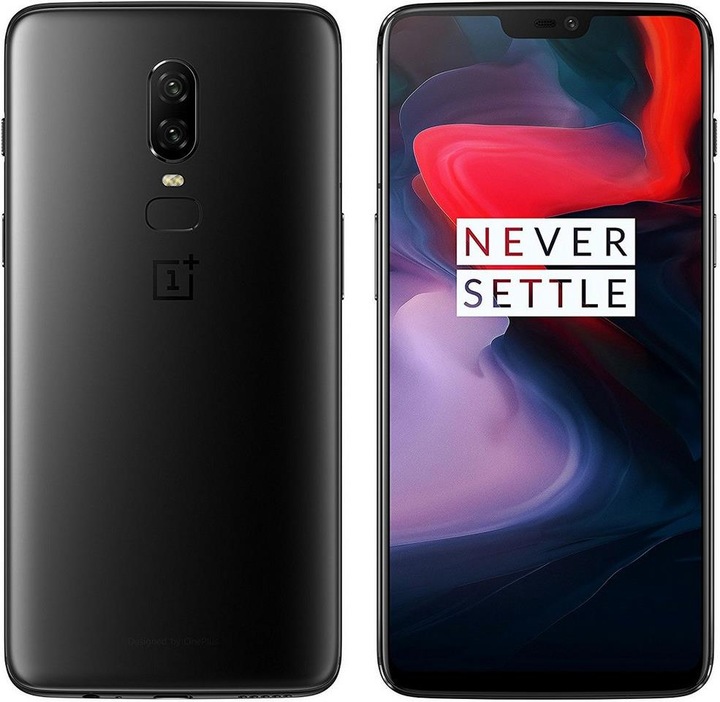 Actual product image OnePlus 6 (128 GB, Midnight Black, 6.28", Dual SIM, 16 Mpx, 4G)