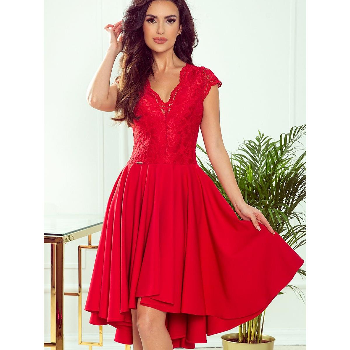 Numoco, Kleider, Abendkleid, Rot, (S)