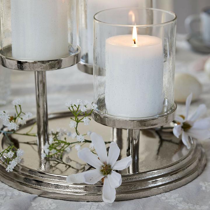 Immagine prodotto Loberon Kerzentablett Morive silber