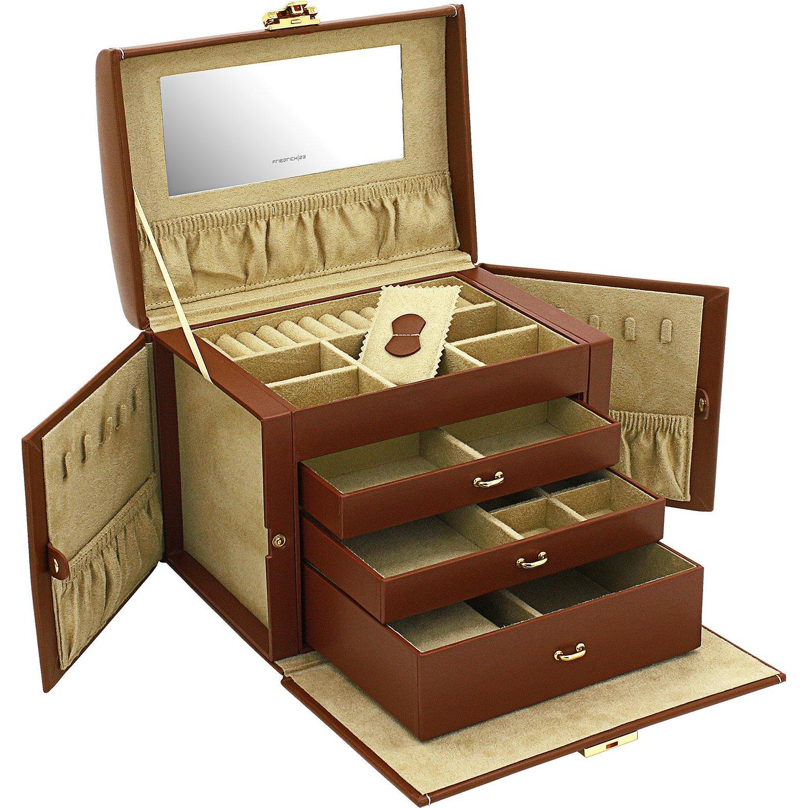 Thumbnail - Friedrich, Uhrenbox + Schmuckaufbewahrung, Cordoba, Braun, Beige