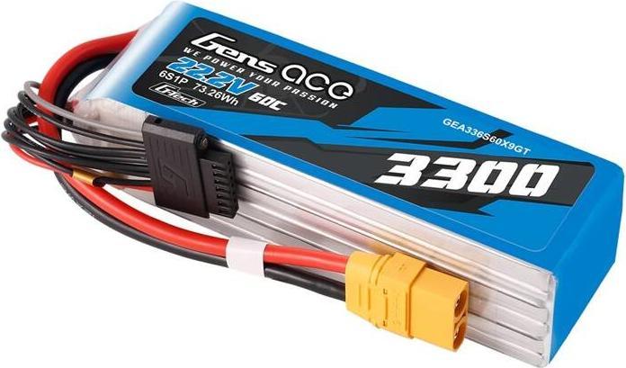 Actual product image Gens Ace Accumulator Lipo G-Tech 3300mAh 22.2V 60C 6S1P XT90 (22.20 V, 3300 mAh)