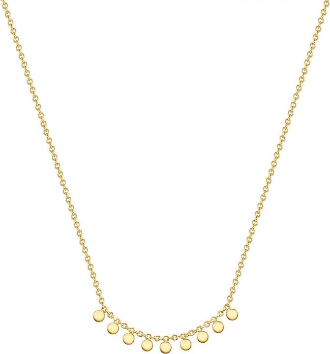 Image du produit Glanzstücke München Femmes argent sterling or jaune 38,0 cm chaîne de base + 5,0 cm d'extension - 30292 (925 argent sterling plaqué or jaune 18 carats, 38 - 43 cm)