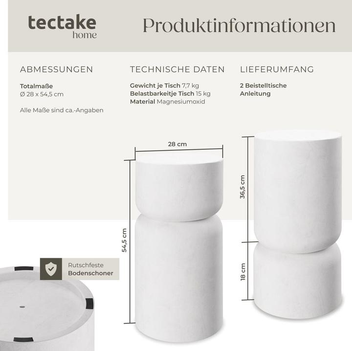 Produktbild tectake Amine (28 x 28 x 54.50 cm)
