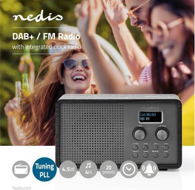 Produktbild Nedis DAB+ Radio 4,5 W (DAB+, FM)